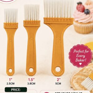 3set Pastry brush